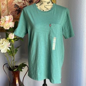 Levi's blue long sleeve t-shirt